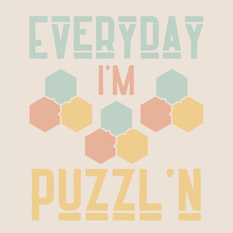 Everyday I'm Puzzl'n Funny Puzzle Solver