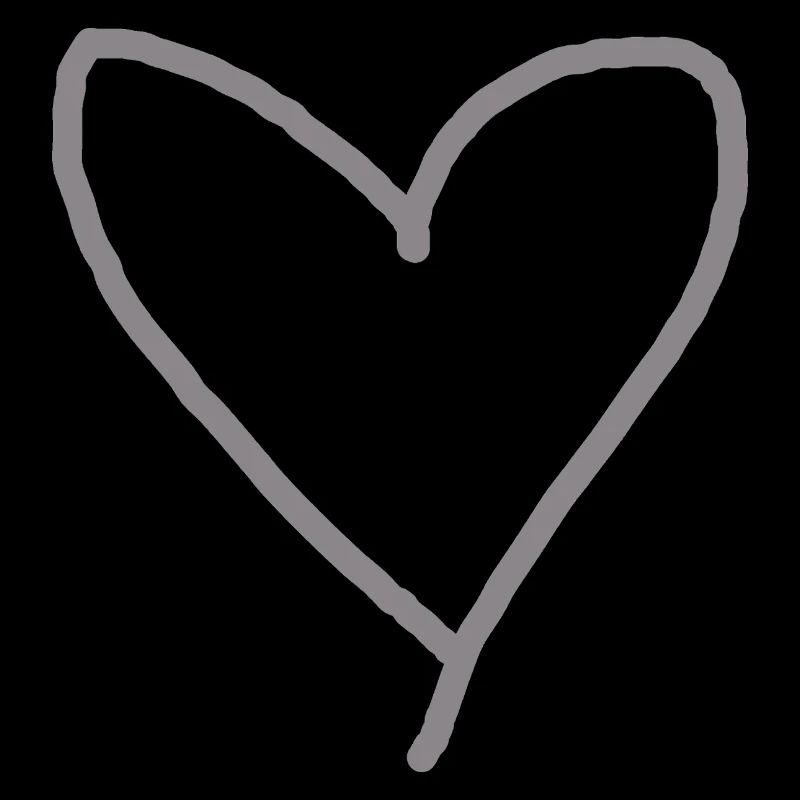 Herz grau Geschenkidee Liebe verliebt