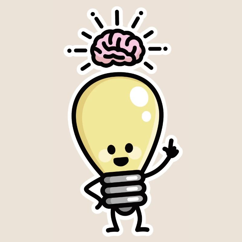 Light Bulb Idea Brains Creative Genius Creativity