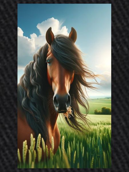 Cheval brun