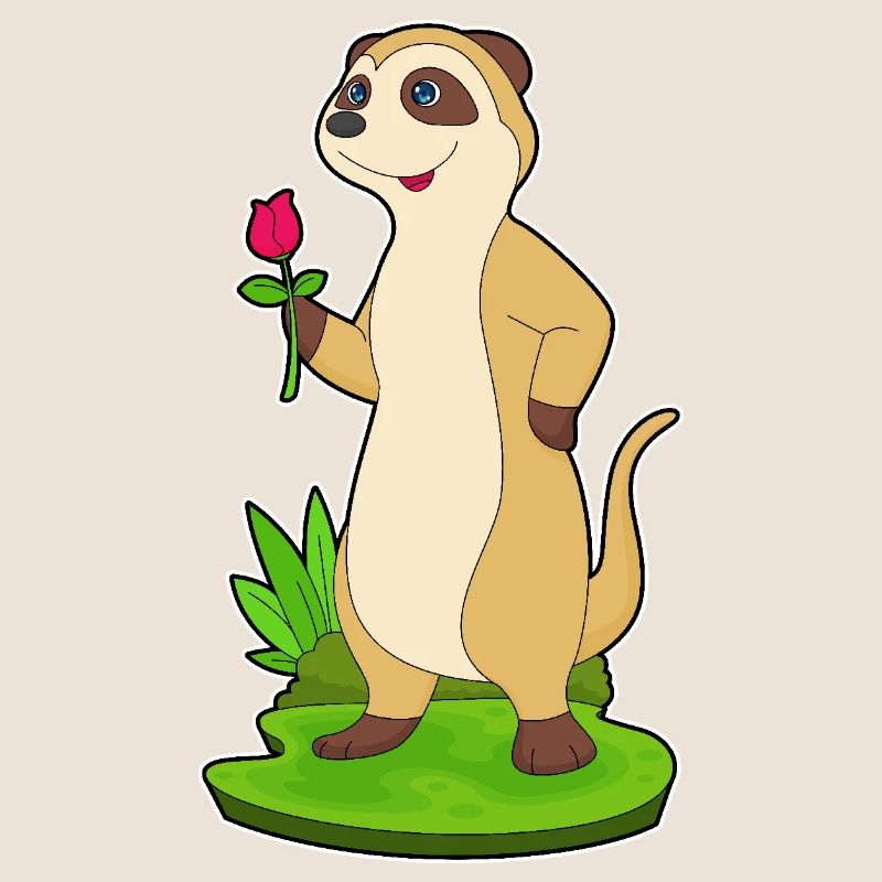 Erdmännchen Rose 