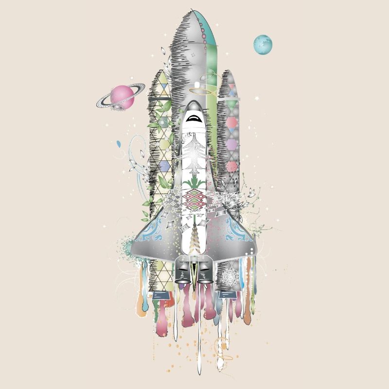 Imaginative Space Shuttle - Artfully Designed