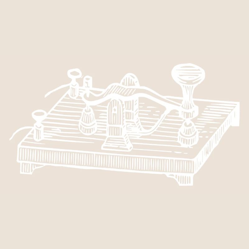 Vintage Morse Code Device, Retro Communication