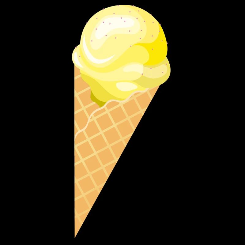 Kugel Vanille Eis Geschenk Idee