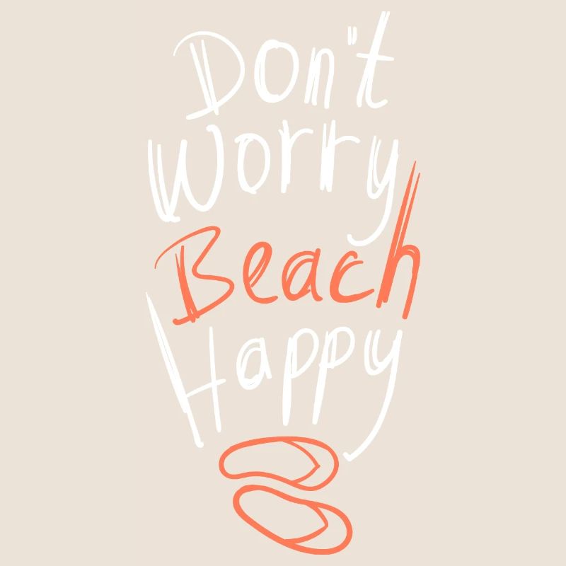 Ne t’inquiète pas, plage, joyeuse déclaration d’été