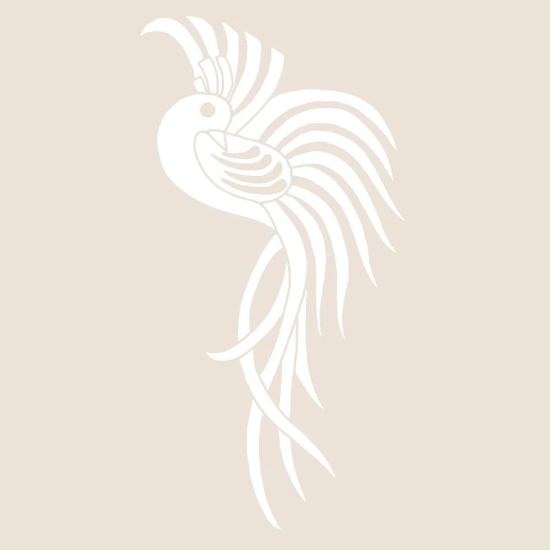 Oiseau du paradis blanc