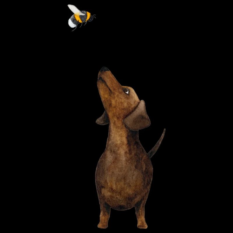 Dackel mit Hummel - Süßestes Dackel Geschenk ever!