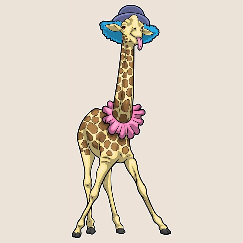 Clown girafe