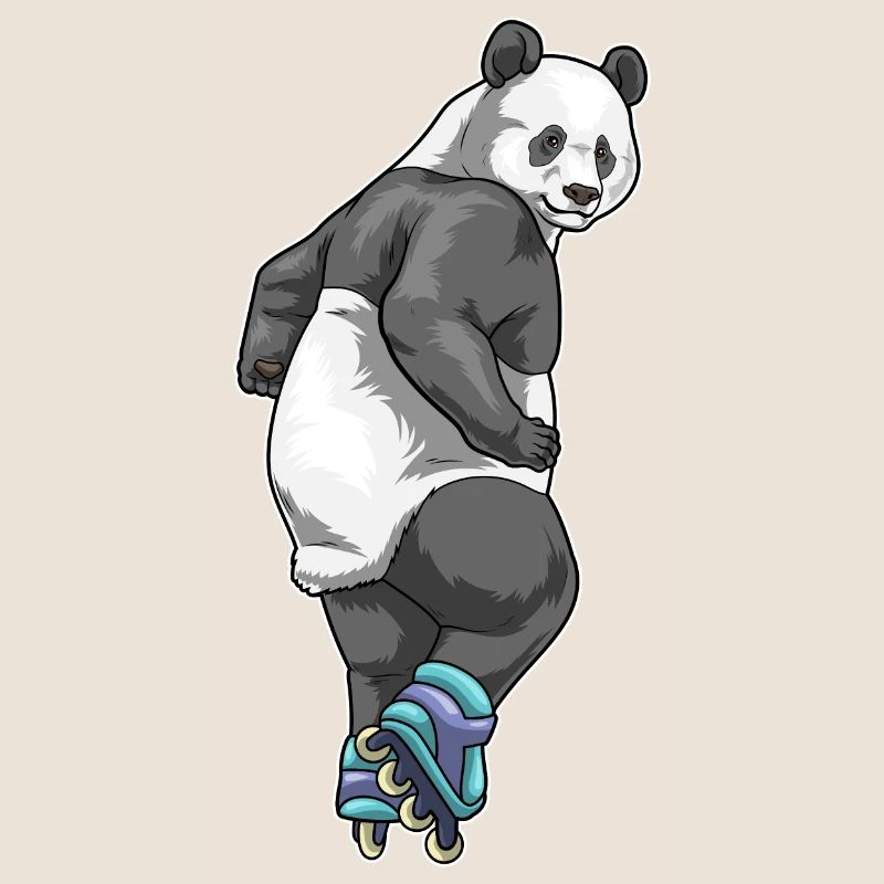 Panda Patins à roues alignées