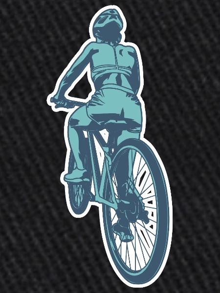 Radfahrerin