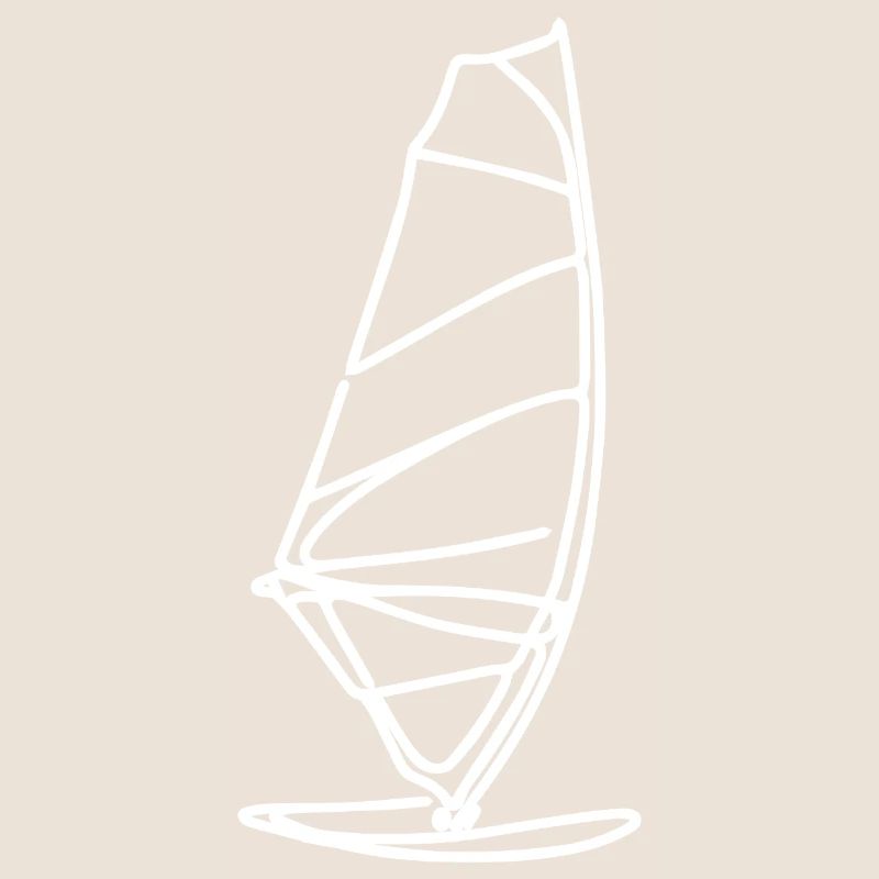 Windsurf Board Sketch