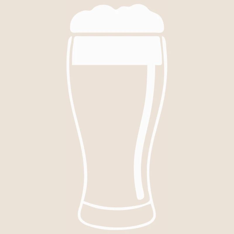 Verre à bière avec mousse
