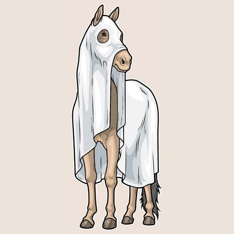 Pferd Halloween Geist
