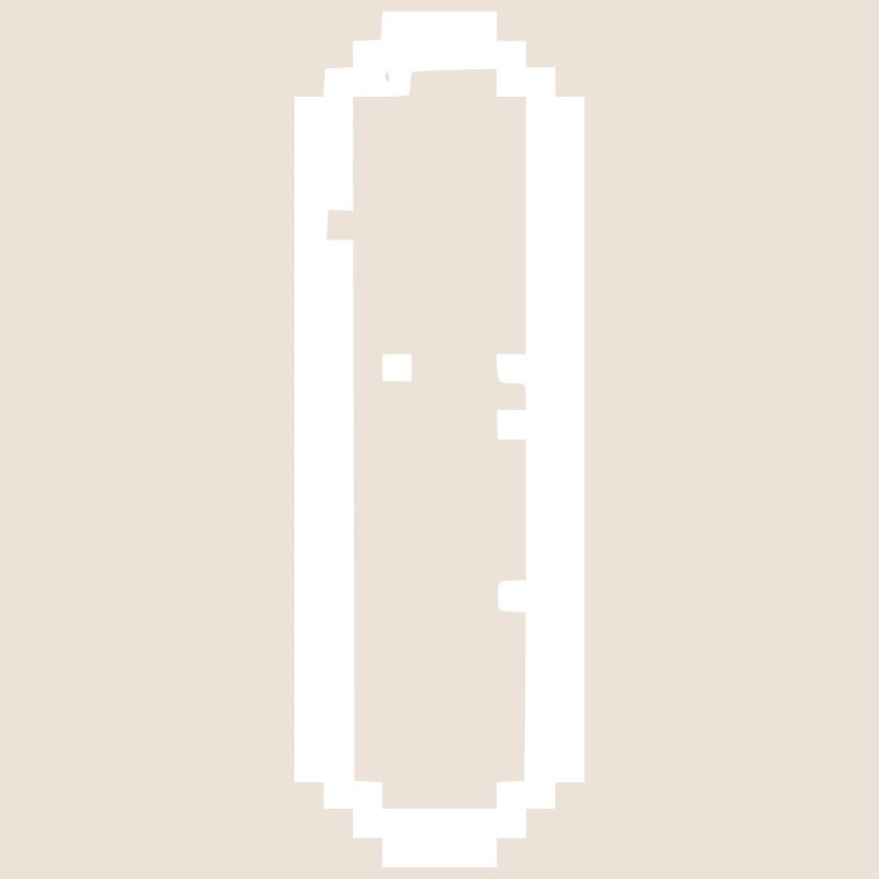 Icône de pixel de la bactérie bâton