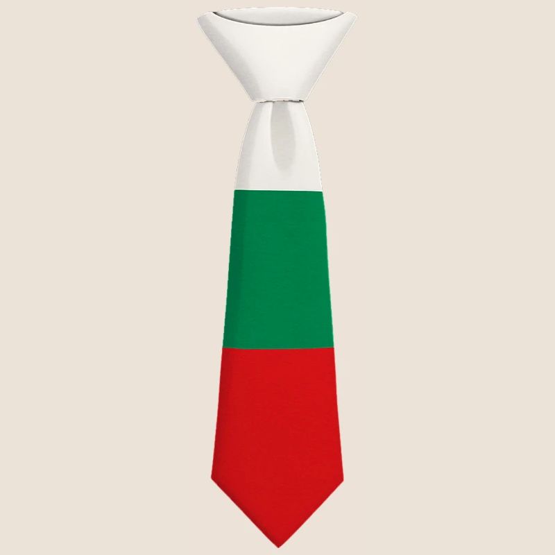 Cravate Bulgarie – Conception du drapeau