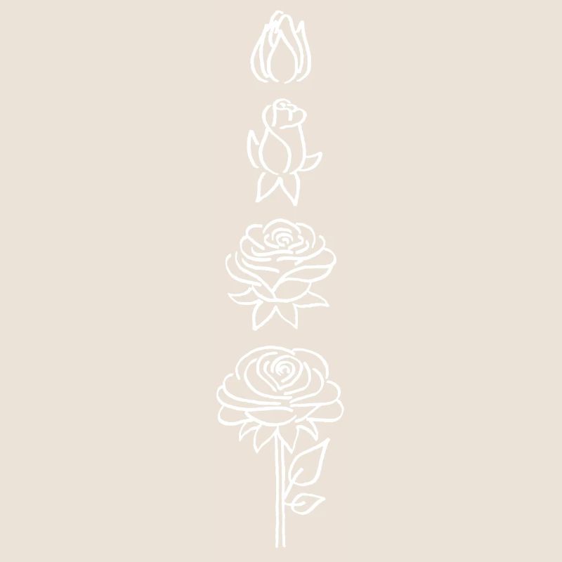 éclosion d'une fleur blanche