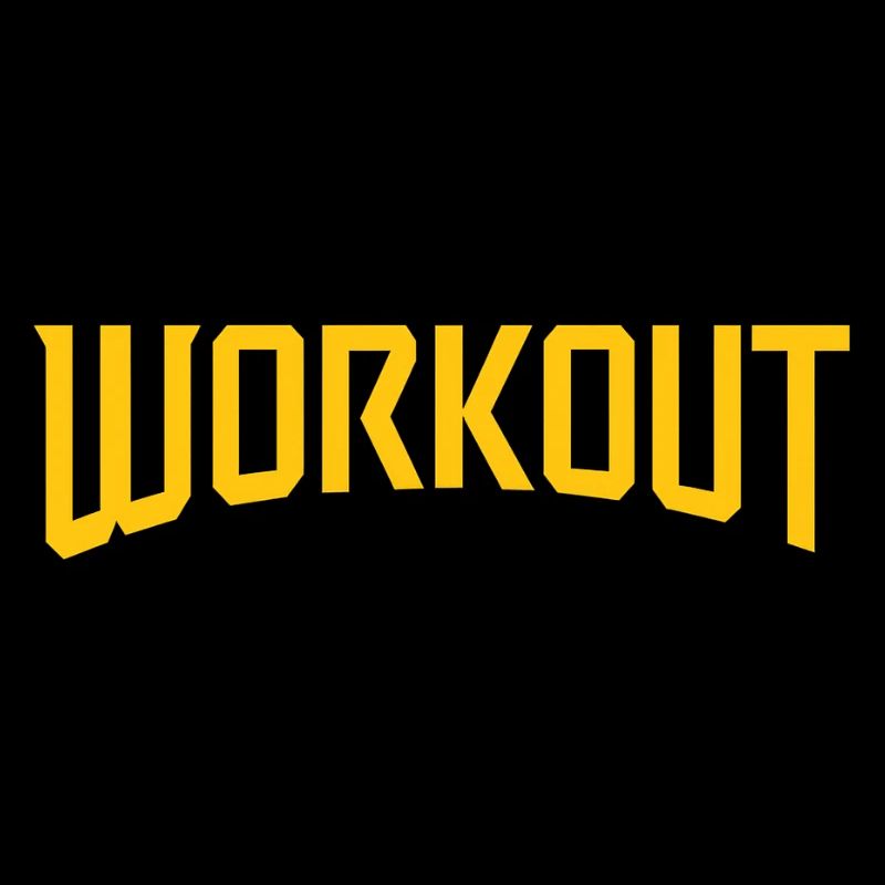 Retro Yellow Blocks Workout