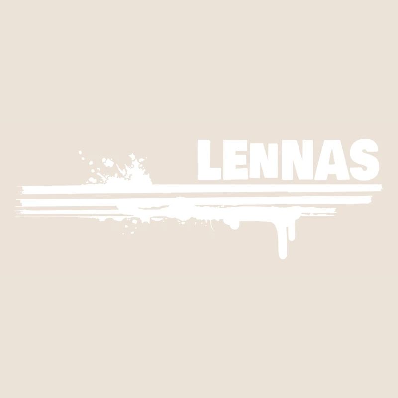 Lennas als Farbklecks