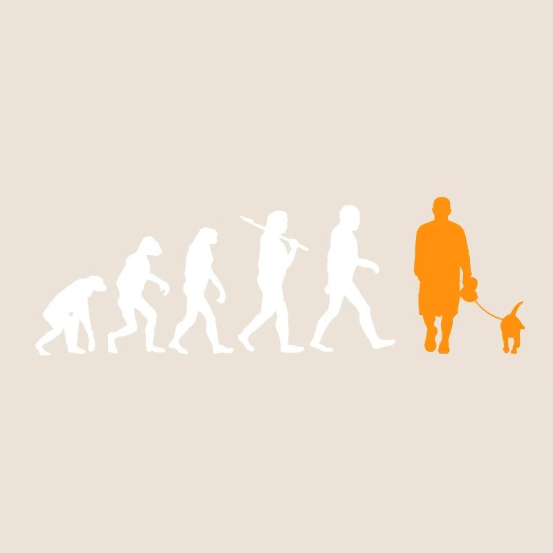 Evolution Dog Dog Walk Walk Gift