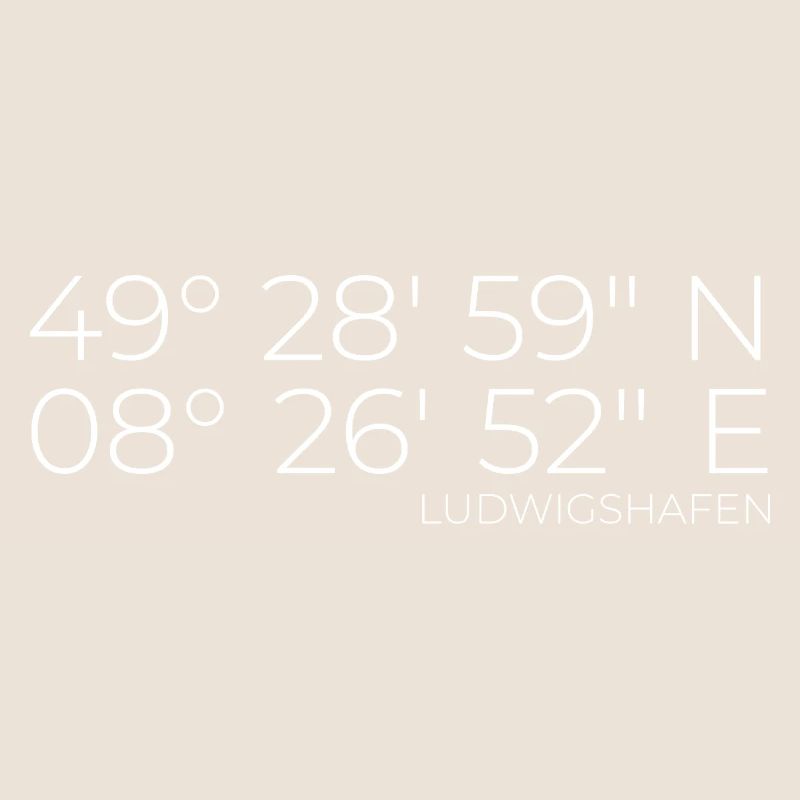Coordinates Ludwigshafen