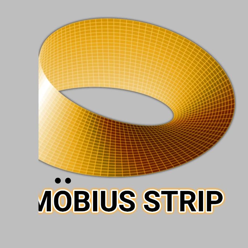 Ruban de Möbius Doré