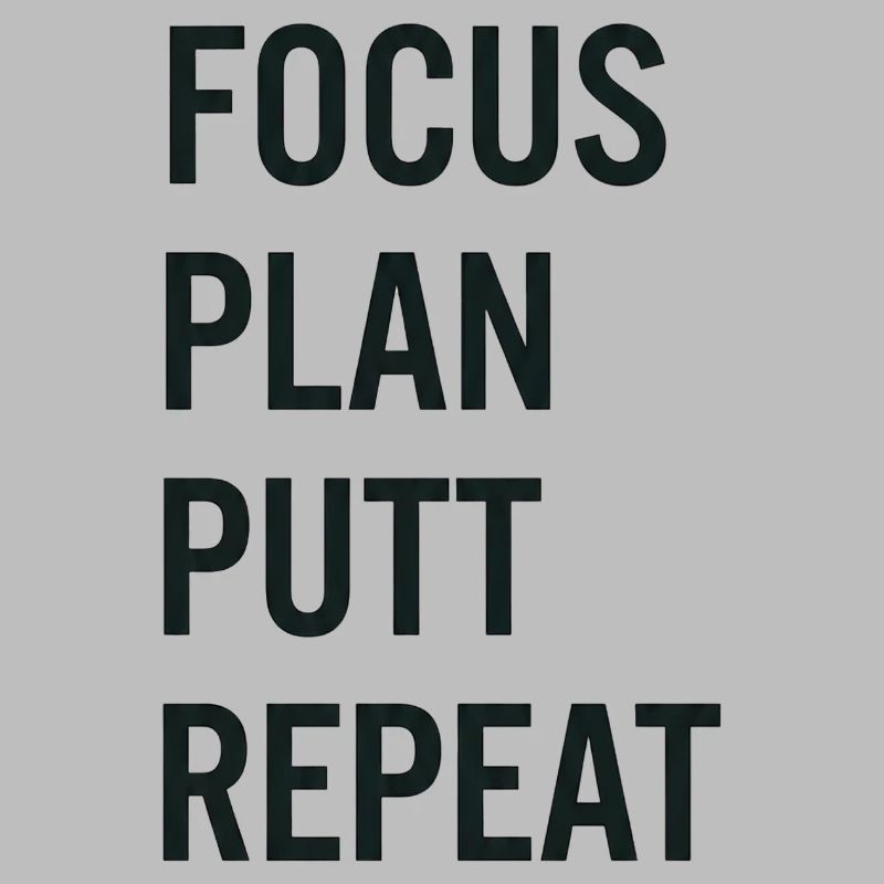 Golf Focus Plan Putt Reapeat