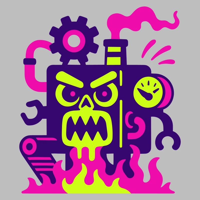 Monster Machine en feu
