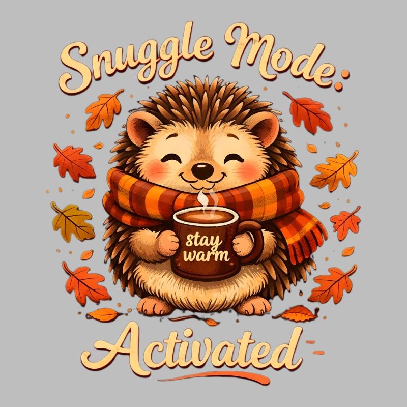 Cuddle Mode Autumn Warmth Hedgehog