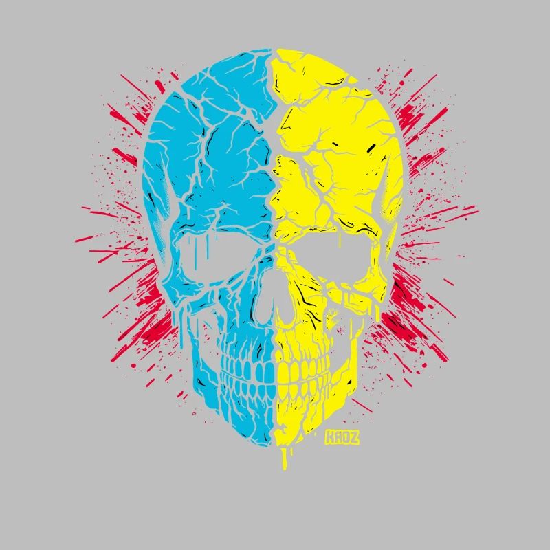 Skull Split Neon Palette