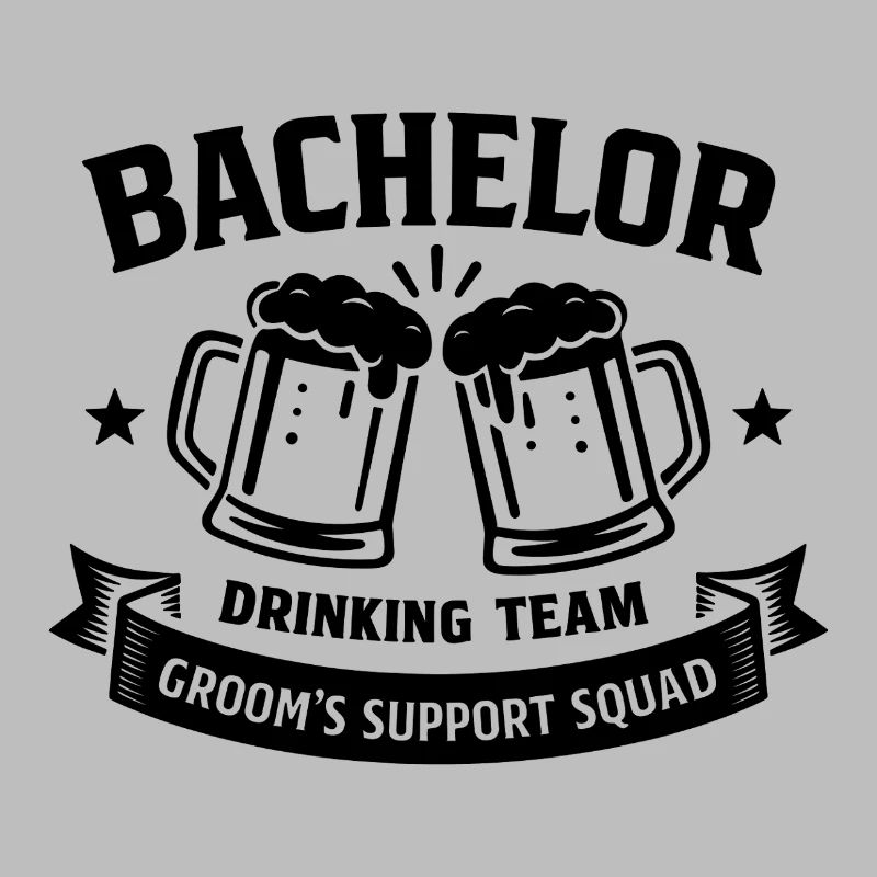 Bachelor Drinking Team - JGA Groom Support Squad