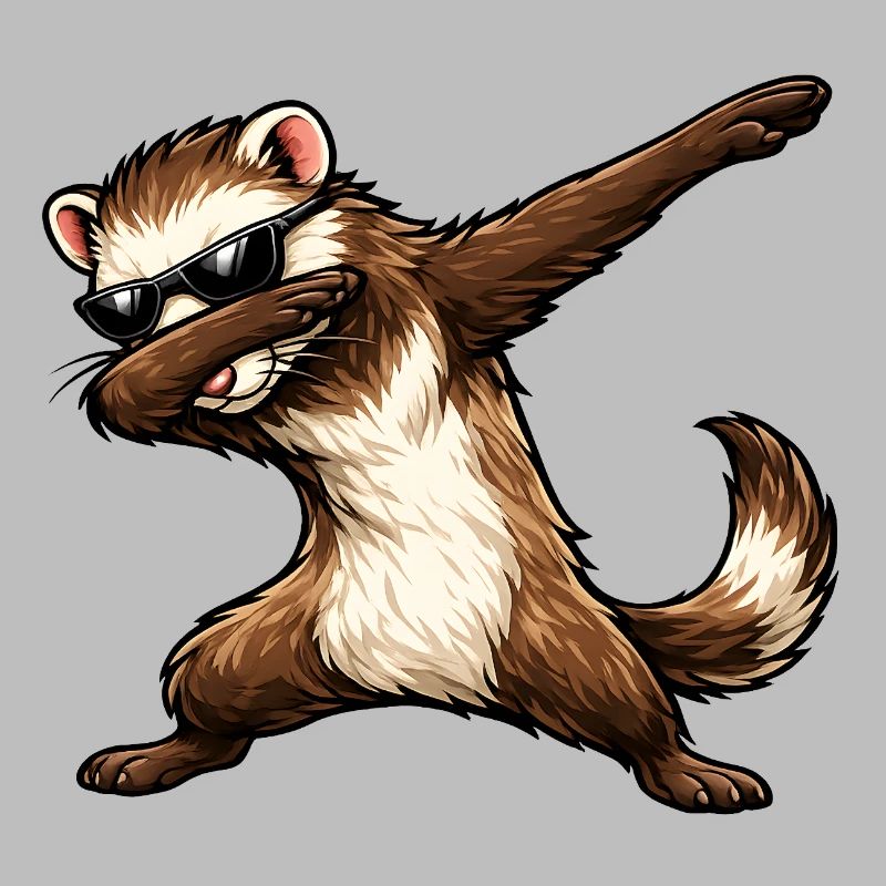 Dabbing Ferrets