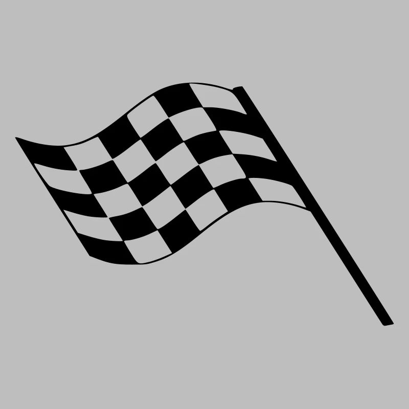 Drapeau Course Cible Voiture