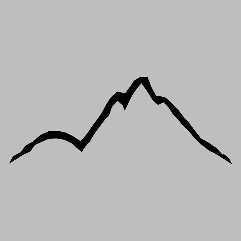 Conception de lignes de belles montagnes