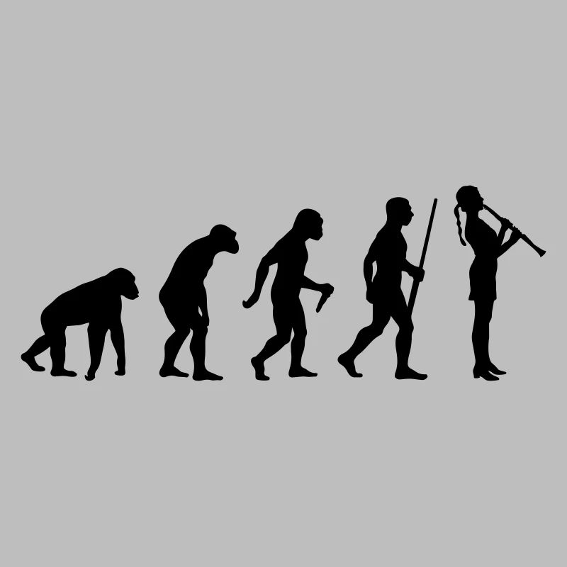 Évolution de la flûte féminine