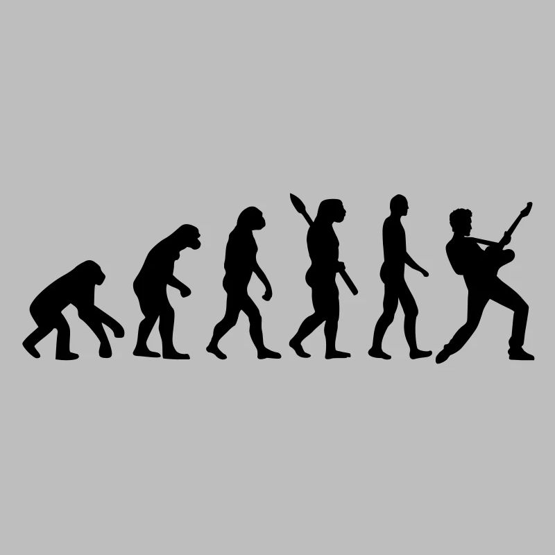 Evolution Rock Musiker