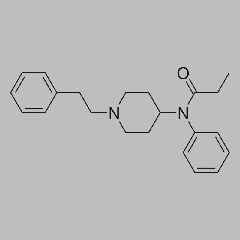 Fentanyl structural formula