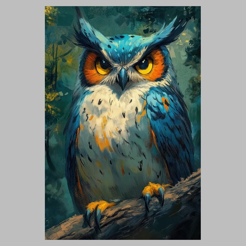 Illustration einer Eule