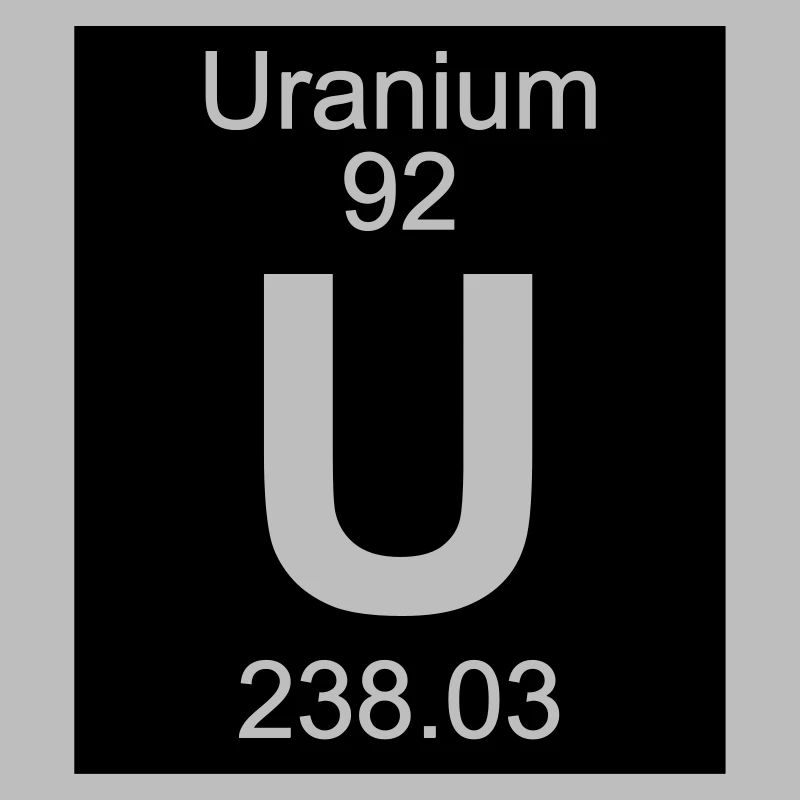 Element 92 - u (uranium) - Inverse (Full)