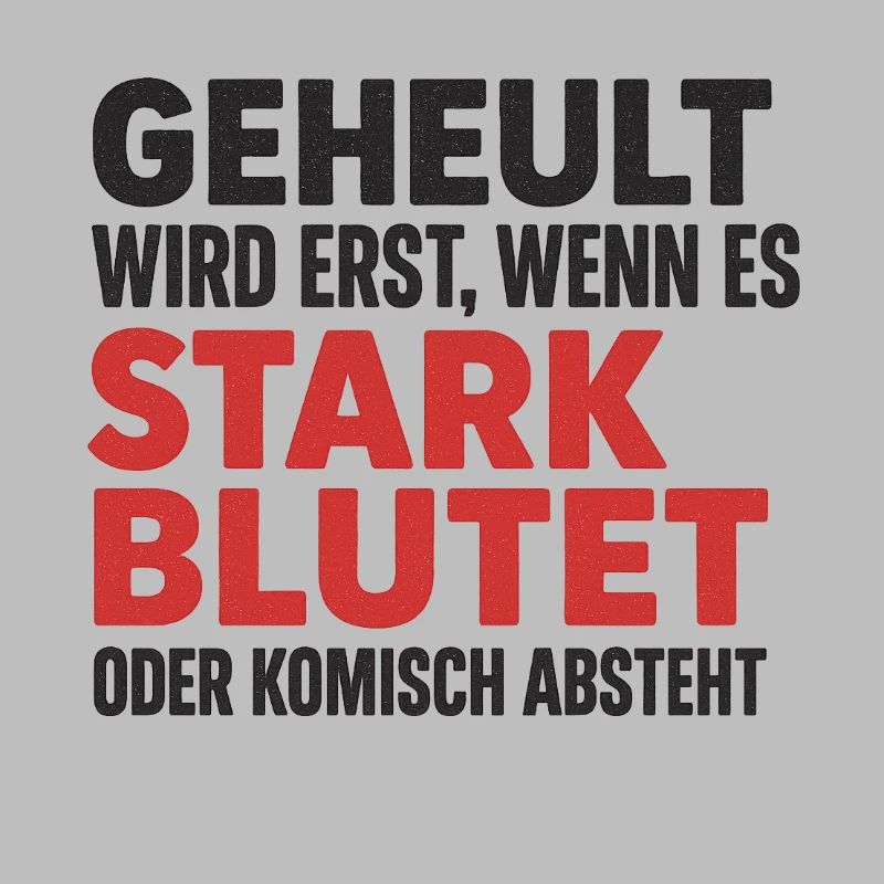 Stark bluten oder still sein – Dorfkind-Style