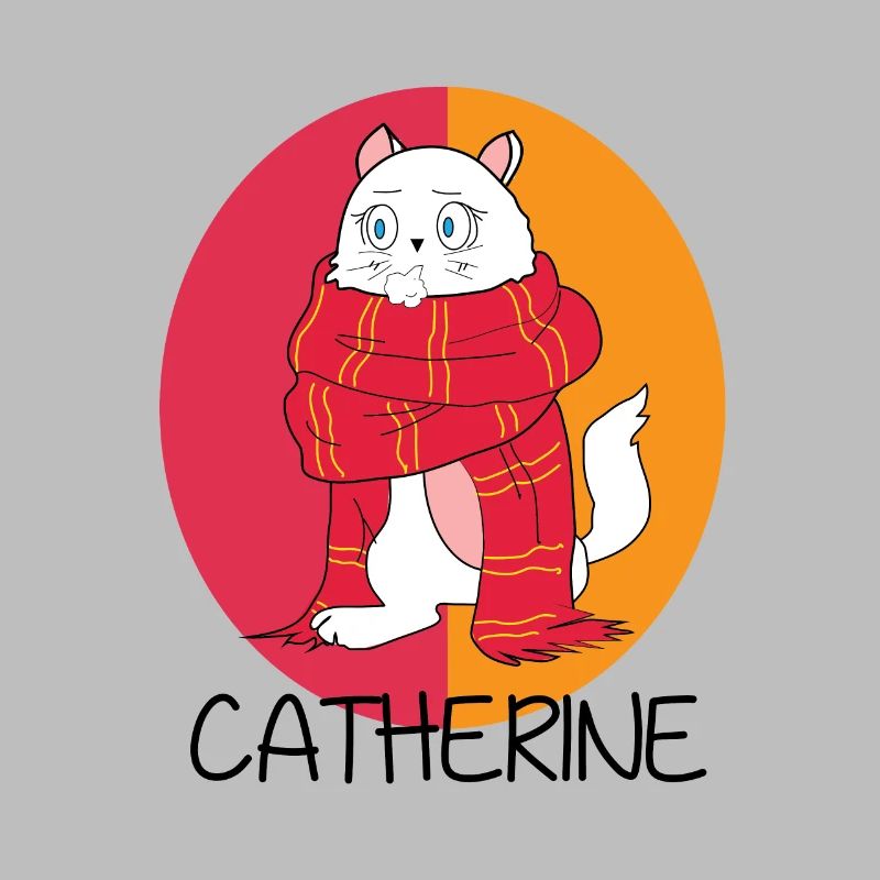 Chat - froid - hiver - conception de chat