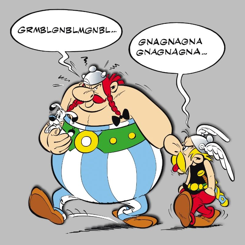 Asterix & Obelix speach bubbles