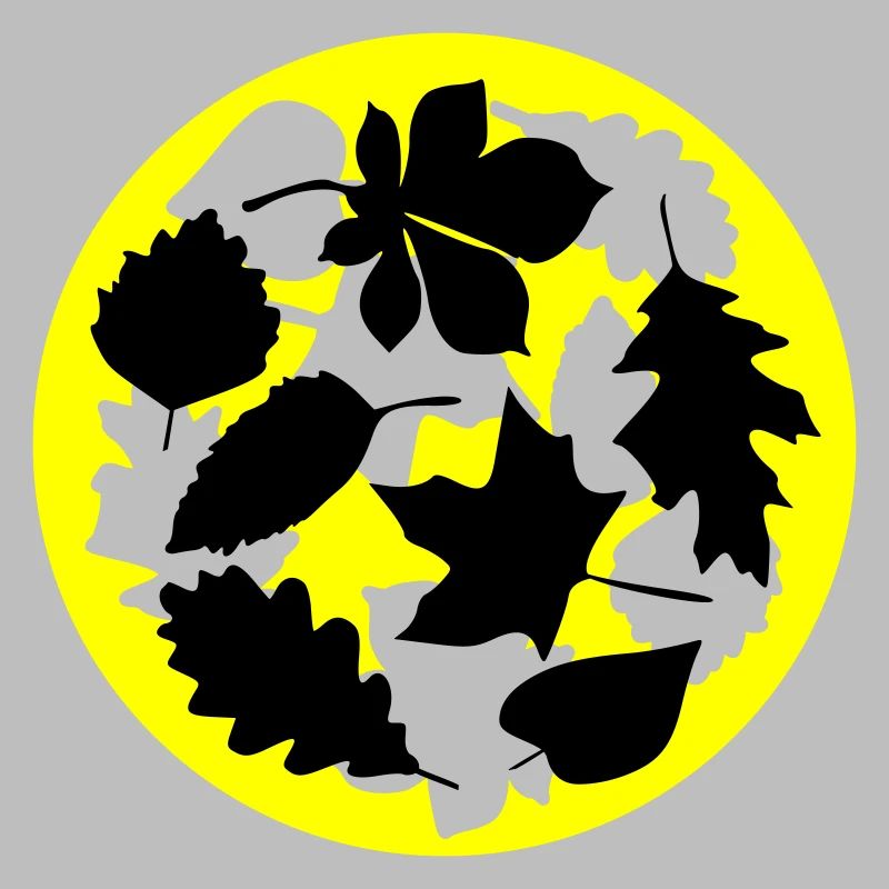herbst Blätter Kreis