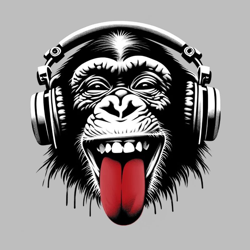 Kopfhörer Affe Musik Monkey World 🎧