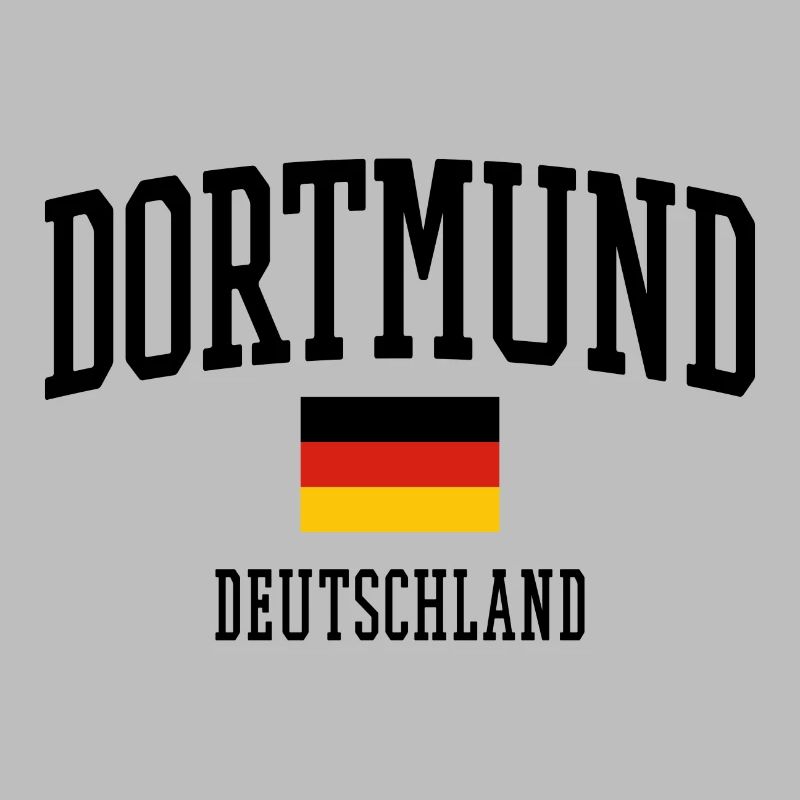 Conception du drapeau de Dortmund Allemagne