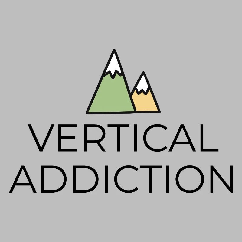 Vertical Addiction - Design mit Bergspitzen