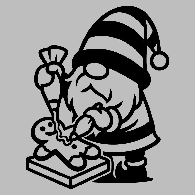 Gingerbread Baking Gnome