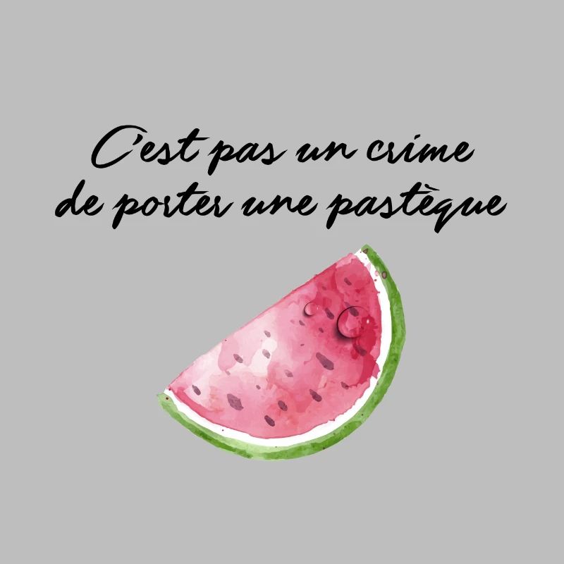 C'est pas un crime de porter une pastèque