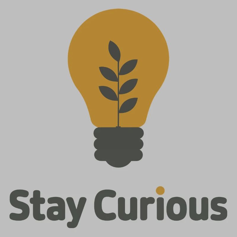 Stay Curious Light Bulb