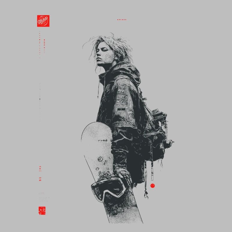 Dunkle Silhouette mit Dread