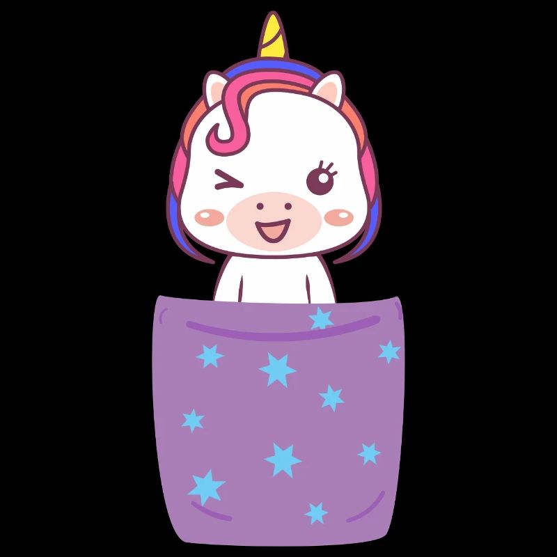 Licorne dans la poche de poitrine
